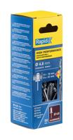 Rapid High performance blindklinknagels Ø4,8 x 25 mm, 50 stuks + boor - 5000392 - 5000392 - thumbnail