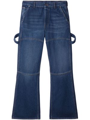 Off-White jean cargo à coupe évasée - Bleu
