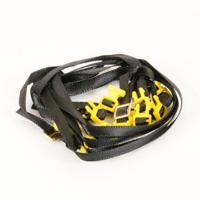 Fastrax Adjustable Luggage Buckle Straps 400mm (5pcs) - Geel
