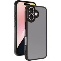Vivanco FROSTED Backcover Apple iPhone 16 Transparant, Zwart Inductieve lading, Zanddicht, Spatwaterdicht, Stofdicht Vivanco FROSTED Backcover Apple iPhone 16 Transparant, Zwart Inductieve lading, Zanddicht, Spatwaterdicht, Stofdicht