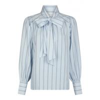 Neo noir - Blauw | Dames | Blouse | Blauw | 42 | regular | Kamst mode