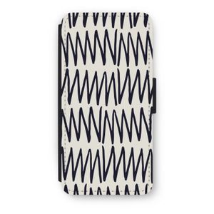 Marrakech Zigzag: iPhone 7 Flip Hoesje