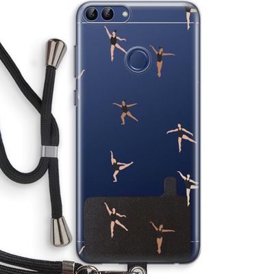 Dancing #1: Huawei P Smart (2018) Transparant Hoesje met koord