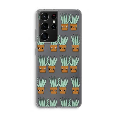 Sansevieria: Samsung Galaxy S21 Ultra Transparant Hoesje