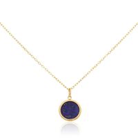 Glow 202.1451.00 Ketting Rondje geelgoud-malachiet goudkleurig-groen 45 cm Glow 202.1451.00 Ketting Rondje geelgoud-malachiet goudkleurig-groen 45 cm