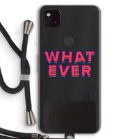 Whatever: Pixel 4a 5G Transparant Hoesje met koord