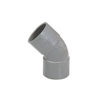Wavin PVC lijm bocht 45° mof/mof 110mm 3101211004 - thumbnail