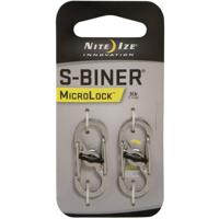 NITE Ize NI-LSBM-11-2R3 Karabijn MicroLock S-Biner 2 35 mm x 15 mm x 7 mm 2 stuk(s) - thumbnail