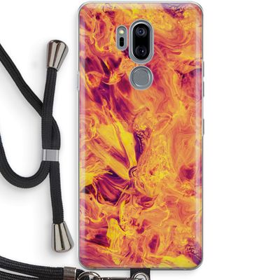 Eternal Fire: LG G7 Thinq Transparant Hoesje met koord