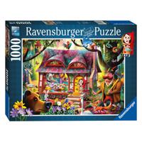 Ravensburger Puzzel Roodkapje en de Wolf, 1000st. - thumbnail