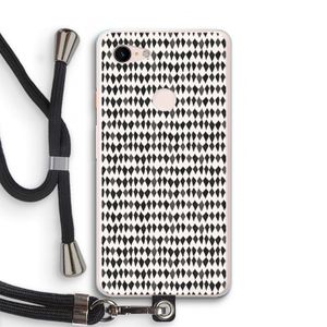Crazy shapes: Pixel 3 XL Transparant Hoesje met koord
