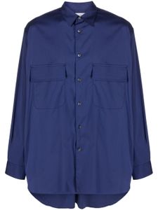 Comme Des Garçons Shirt chemise boutonnée à manches longues - Bleu