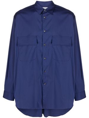 Comme Des Garçons Shirt chemise boutonnée à manches longues - Bleu