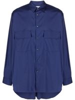 Comme Des Garçons Shirt chemise boutonnée à manches longues - Bleu - thumbnail