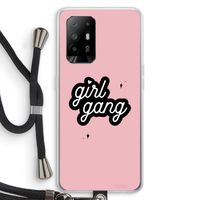 Girl Gang: Oppo A95 5G Transparant Hoesje met koord