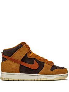 Nike baskets montantes Dunk PRM - Marron