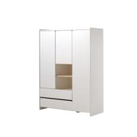 Leen Bakker - Vipack Kledingkast Kiddy 3 Deuren En 2 Lades - 138x190x54 Cm - MDF/Grenenhout - Wit