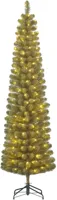 Black Box Trees Charlton Pilar verlichte kunstkerstboom groen 230cm - 180 lampjes