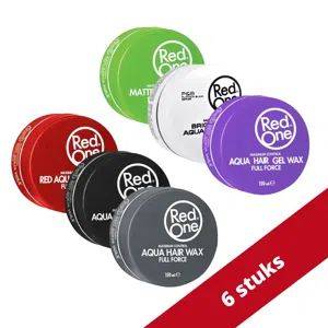 RedOne Haarwax Voordeelverpakking mix kleur - 6 stuks