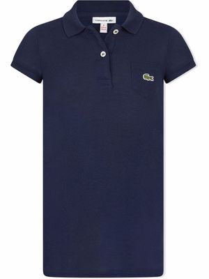 Lacoste Kids polo à logo brodé - Bleu