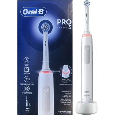 Oral-B 3000 White JAS22 Elektrische tandenborstel Roterend / oscillerend / pulserend Wit