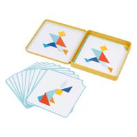 Goki Houten Tangram Spel in Blik - thumbnail