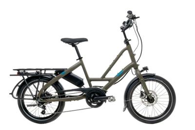 Tern elektrische compactfiets "quick haul p9" (#1) ebike quick haul p9 9sp brown/moss