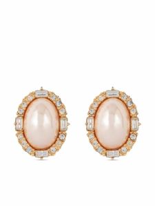 Christian Dior Pre-Owned boucles d'oreilles à ornements en cristal pre-owned (années 1980)