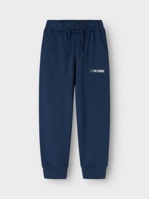 Name it winter sweat broek jongens - blauw - regular fit - NkmObie