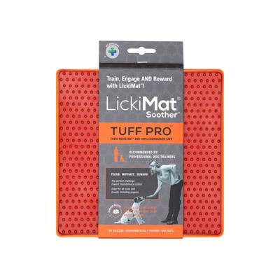 Voerbak voor honden Lickimat Orange Polypropyleen TPR