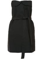 UNRAVEL PROJECT robe courte bustier - Noir