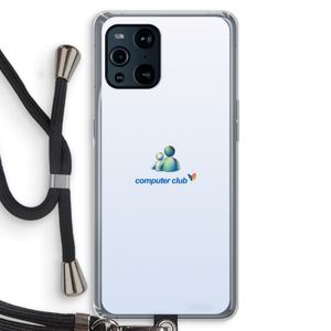 MSN: Oppo Find X3 Transparant Hoesje met koord