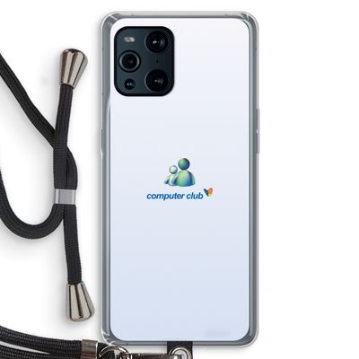 MSN: Oppo Find X3 Transparant Hoesje met koord