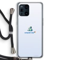 MSN: Oppo Find X3 Transparant Hoesje met koord