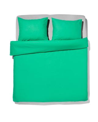 HEMA Dekbedovertrek 200x200/220cm Zacht Katoen Groen (felgroen)