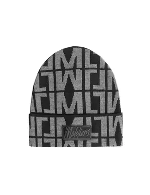 Malelions Monogram Muts Heren Zwart/Grijs - Maat One Size - Kleur: ZwartGrijs | Soccerfanshop