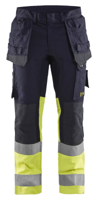 Blåkläder Multinorm werkbroek Inherent met stretch 14871512 | Marine/High Vis Geel | Maat 50 - 7330509662199