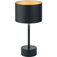 LED Tafellamp - Musterring Loop - 1 Lichtpunt van 5 Watt - Dimbaar - Aanpasbare Lichtkleur - Geheugenfunctie - Nachtlamp - Afstandsbediening - Mat Zwart - Metaal