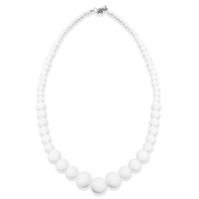 Parelketting wit