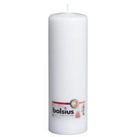 Bolsius stompkaars 10x30 cm wit
