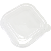 Depa Deksel | saladebak | PET | vierkant | 170x170x transparant | 150 stuks