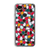 Colored Giraffe: Google Pixel 3a Transparant Hoesje