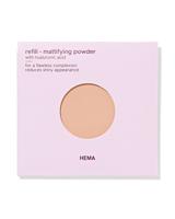 HEMA Navulling mattifying powder 22 cream rose