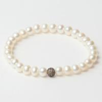 Lancaster JLA-BR-SB-4-WH 16 mm Dames armband
