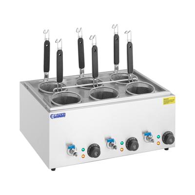 Pastakoker met 6 manden - temperatuur: 30-110 ° C