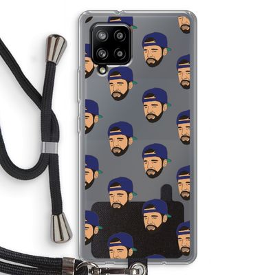 Drake Away: Samsung Galaxy A42 5G Transparant Hoesje met koord