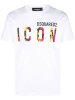 DSQUARED2 t-shirt à logo imprimé - Blanc - thumbnail