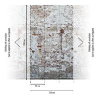 Livingwalls The Wall II - Wit - Steenlook - 392381