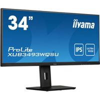 iiyama ProLite XUB3493WQSU-B5 computer monitor 86,4 cm (34") 3440 x 1440 Pixels UltraWide Quad HD LED Zwart - thumbnail
