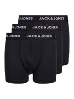Jack & Jones Junior Jack & Jones Junior Boxershorts Jongens Microfiber JACBASE 3-Pack Zwart